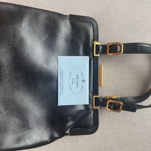 PRADA small leather evening bag